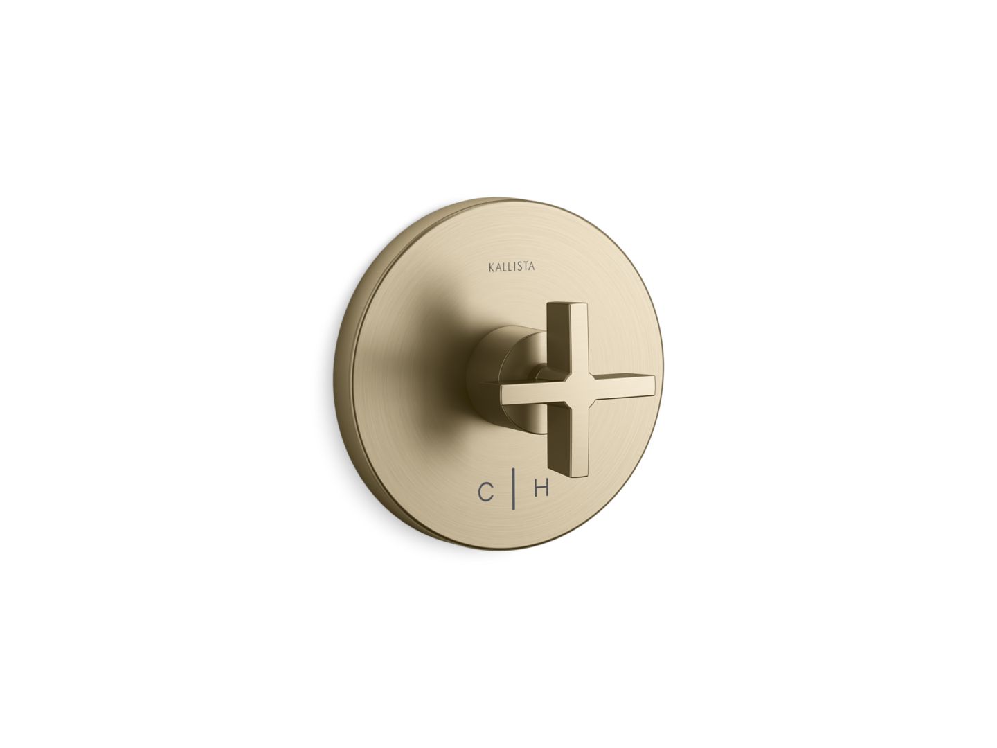 One™ Thermostatic trim, cross handle