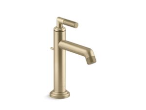 Single-control sink faucet