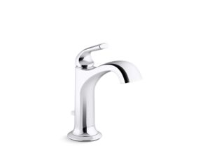 Single-control sink faucet