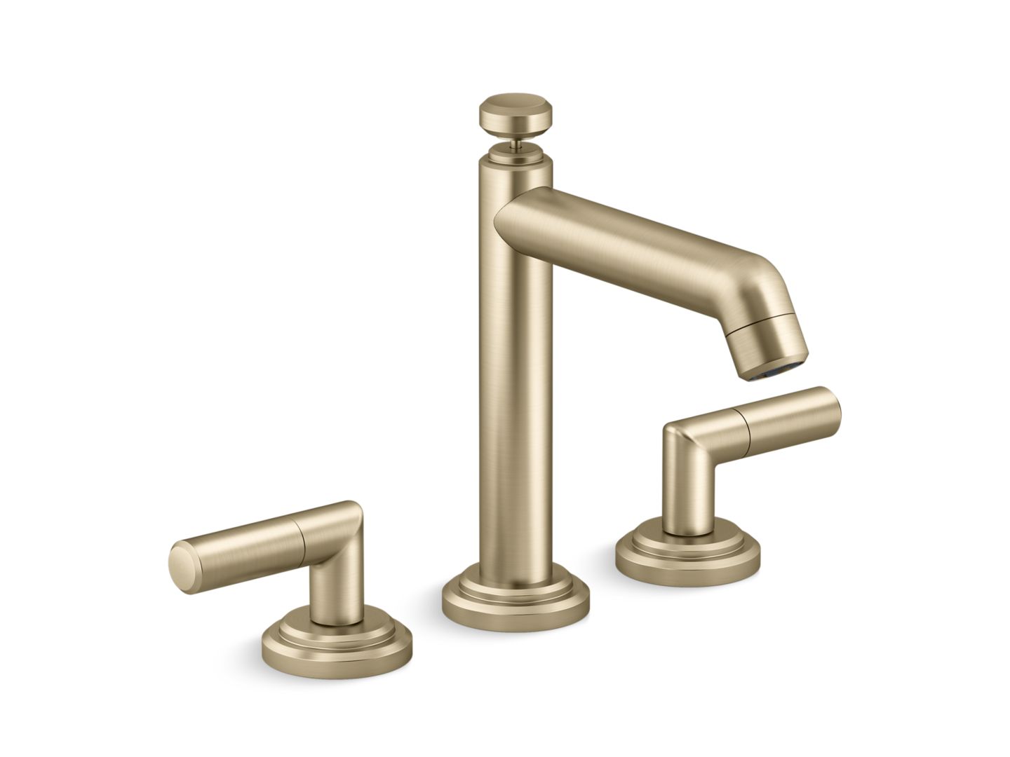 Pure Paletta Deck-Mount Bath Faucet with Diverter by laura Kirar