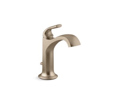 Single-control sink faucet