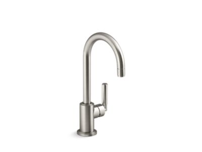 Single-handle bar sink faucet