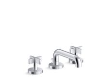 One™ Sink Faucet, Low Spout with Lift Rod, Cross Handles