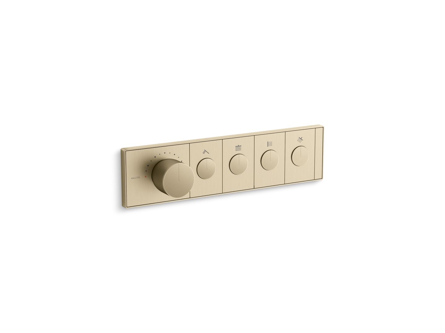 Foundations Mechanical showering four-outlet thermostatic control panel