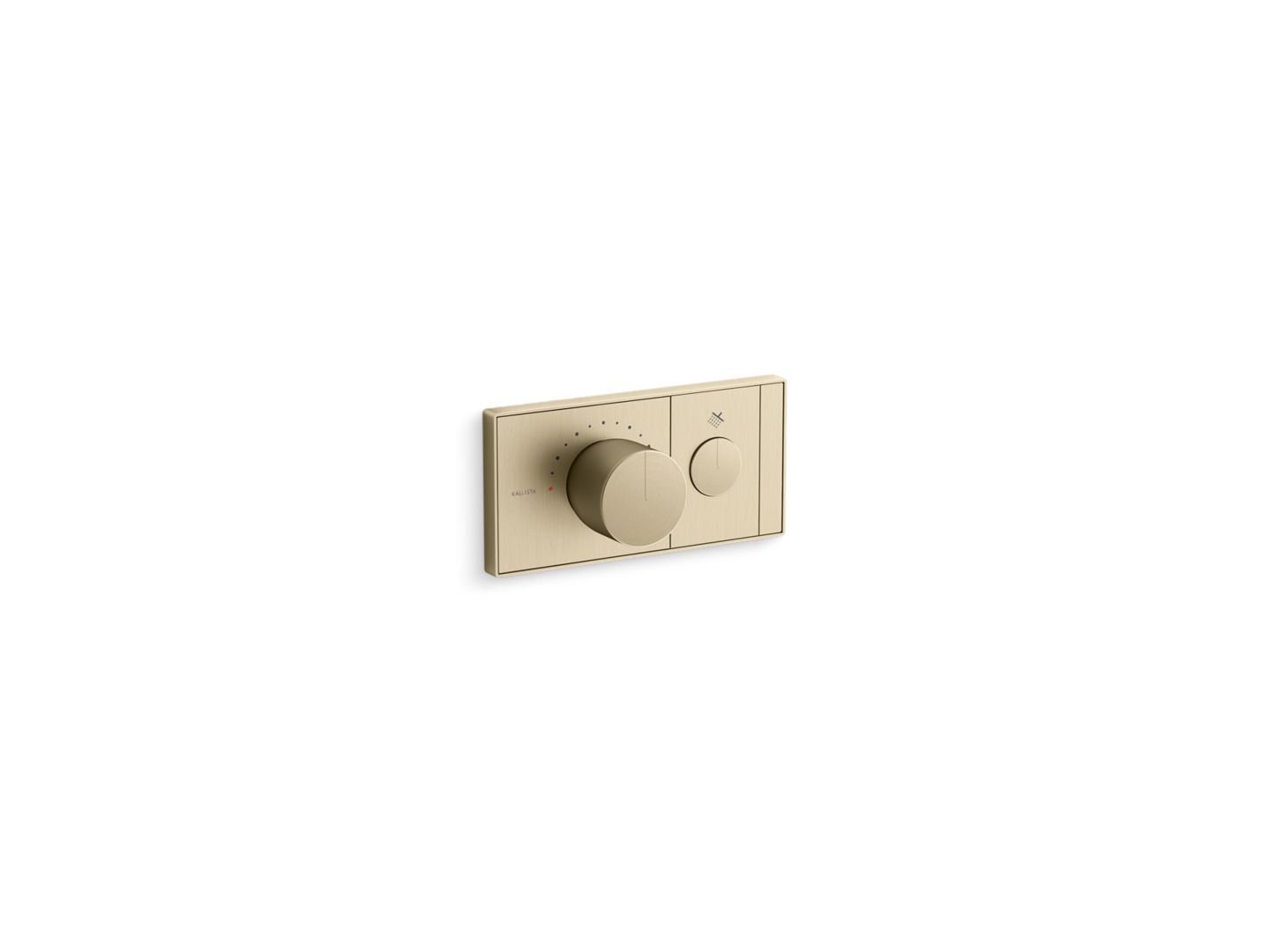 Foundations Mechanical showering one-outlet thermostatic control panel