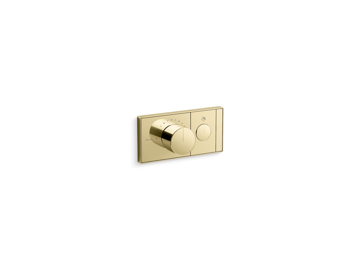 Foundations Mechanical showering one-outlet thermostatic control panel