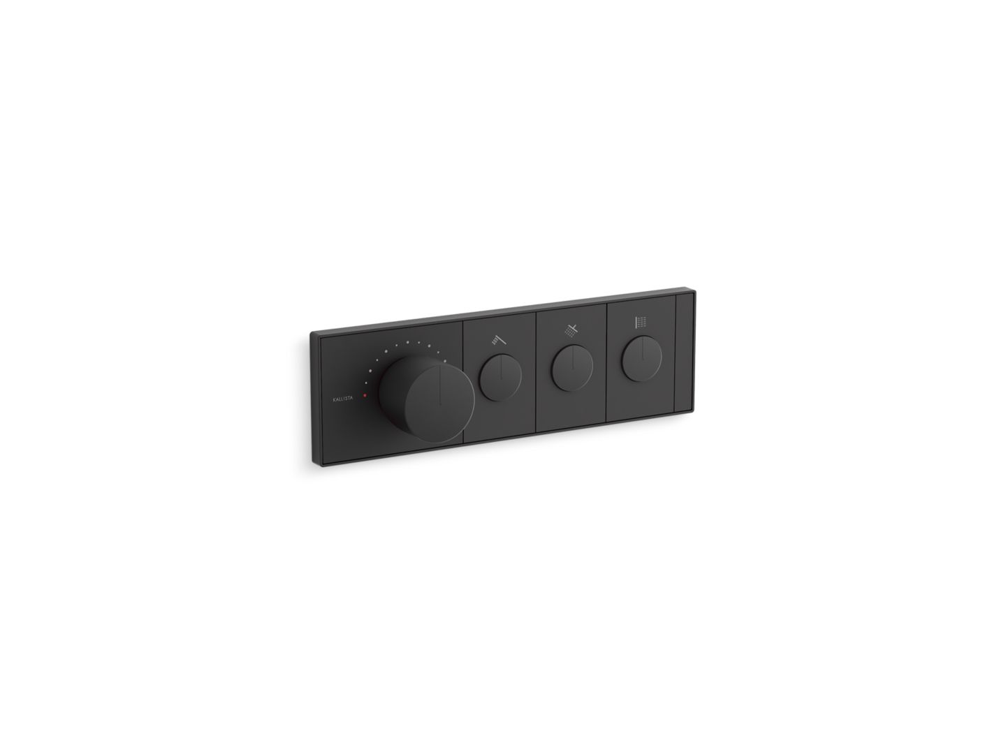 Foundations Mechanical showering three-outlet thermostatic control panel