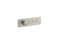Mechanical showering three-outlet thermostatic control panel 0