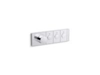 Mechanical showering three-outlet thermostatic control panel 1