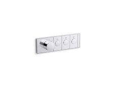Foundations Mechanical showering three-outlet thermostatic control panel
