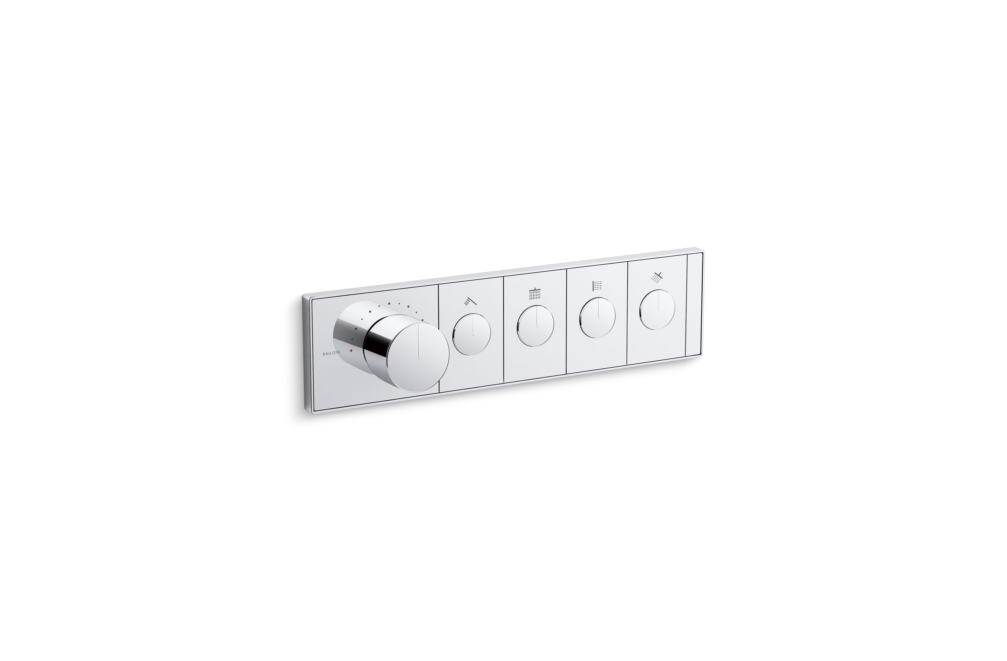 Foundations — Mechanical showering four-outlet thermostatic control panel