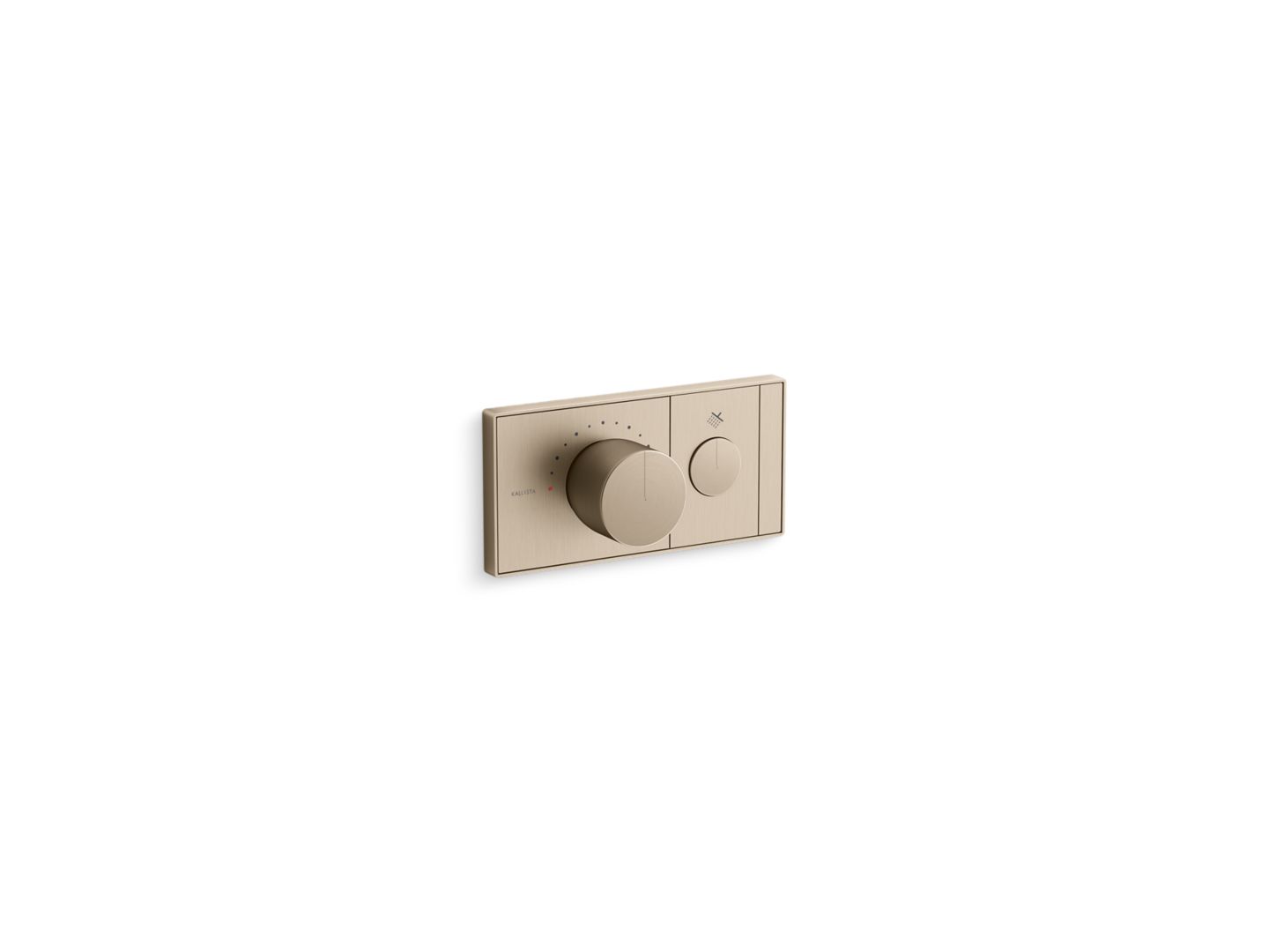 Foundations Mechanical showering one-outlet thermostatic control panel