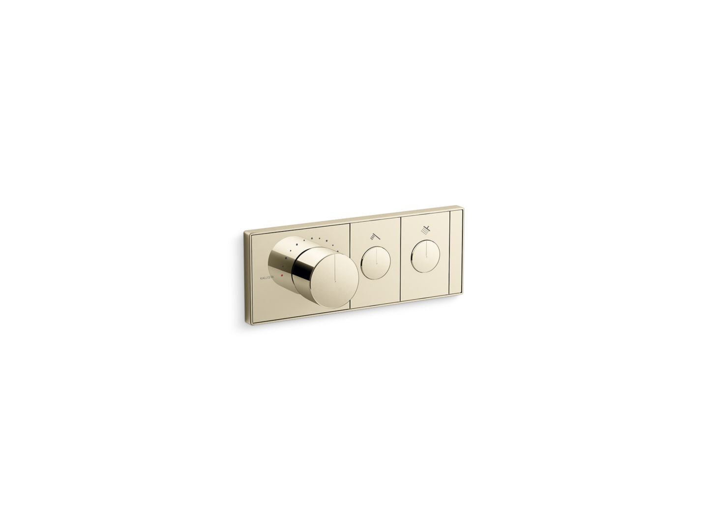 Foundations Mechanical showering two-outlet thermostatic control panel