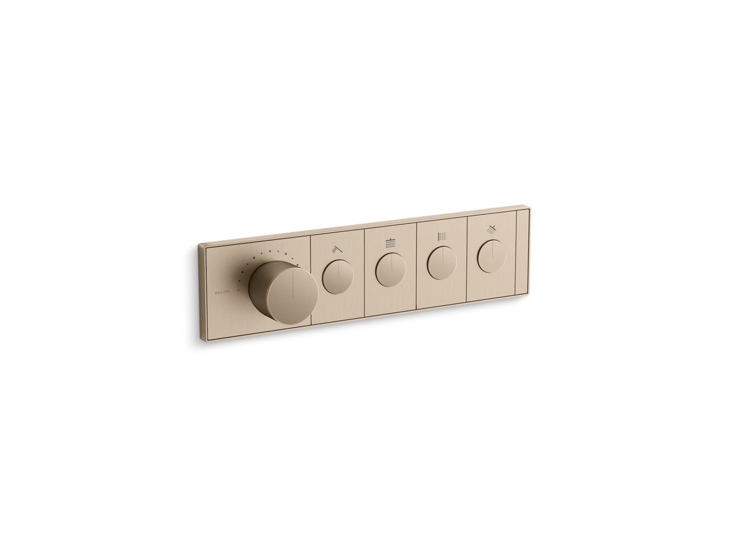 Foundations Mechanical showering four-outlet thermostatic control panel