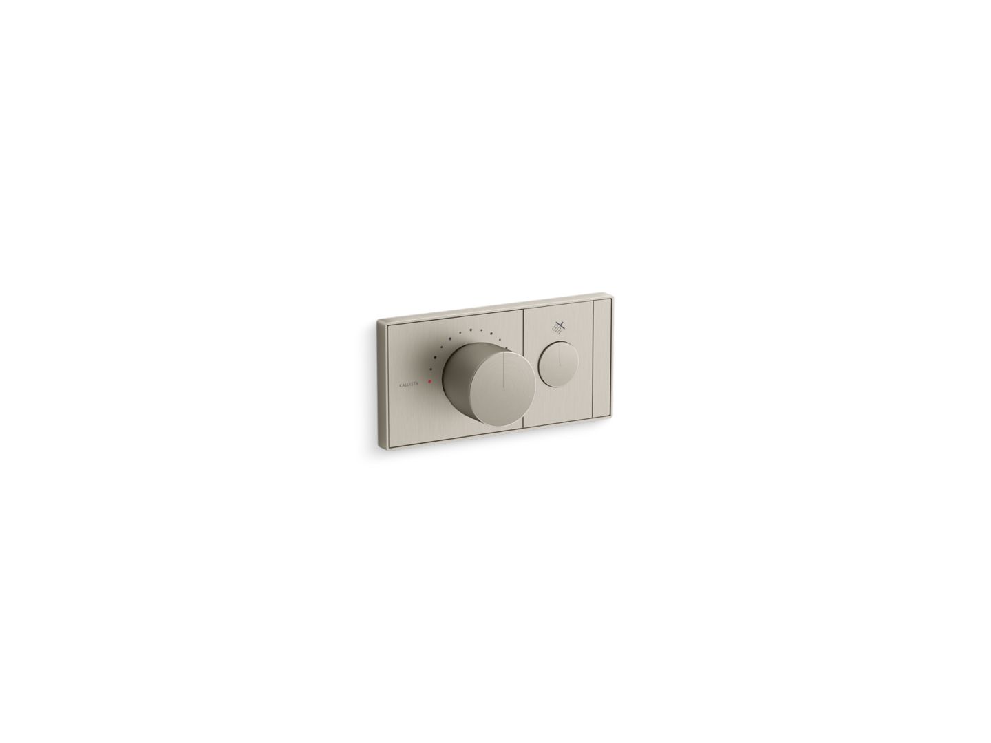 Foundations Mechanical showering one-outlet thermostatic control panel
