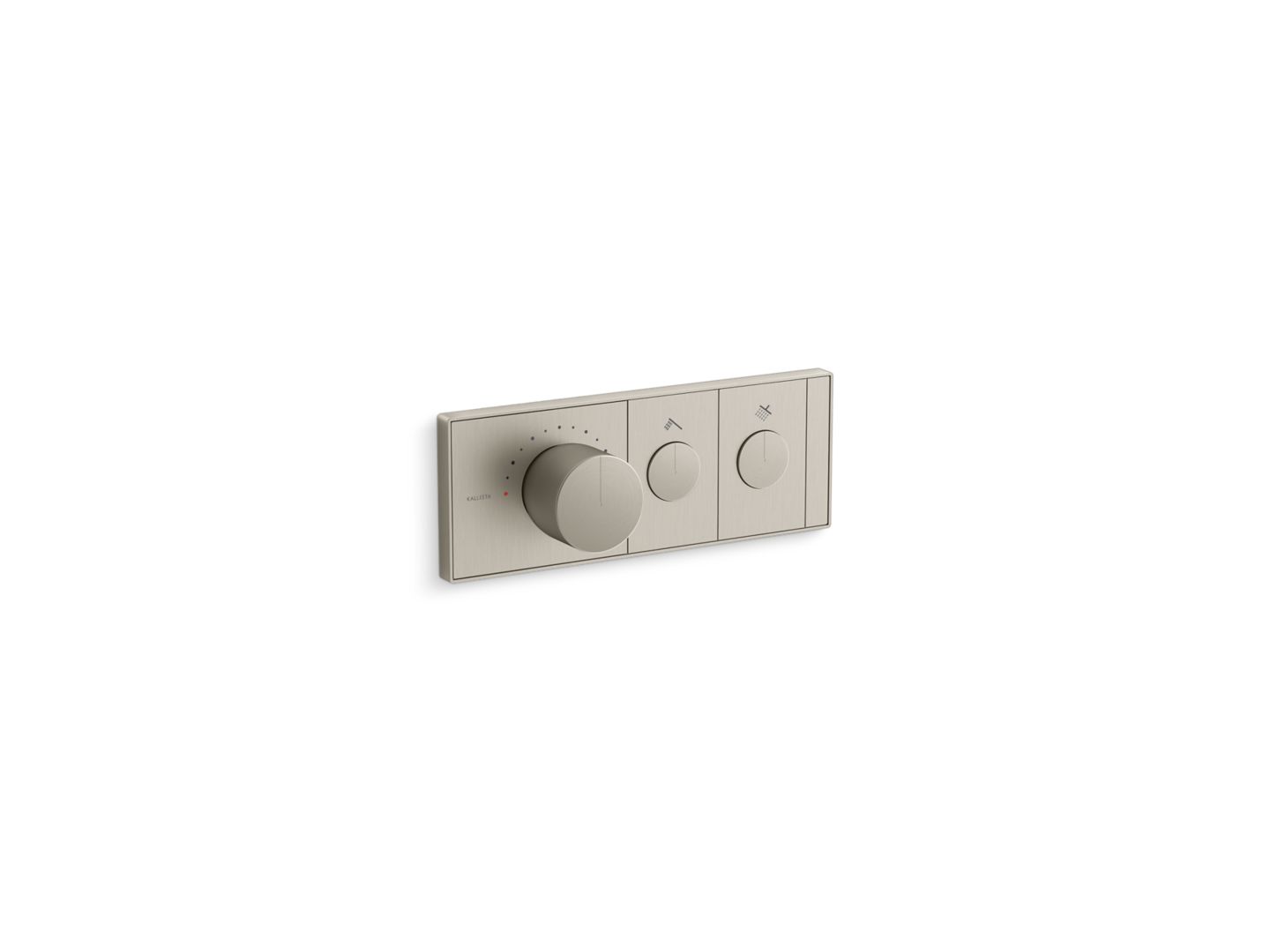 Foundations Mechanical showering two-outlet thermostatic control panel