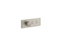 Mechanical showering two-outlet thermostatic control panel 0