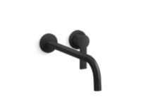 Wall-mount single-control sink faucet, elongated spout 0