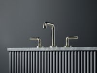 Sink faucet, tall spout, Armory decorative handles 2