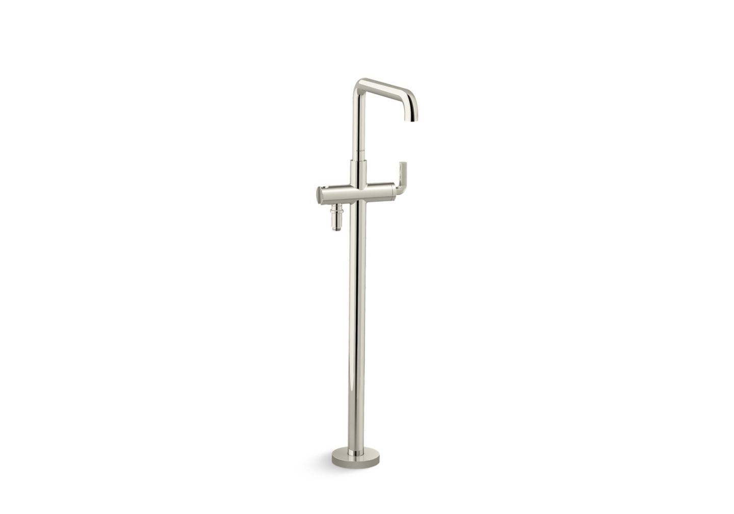 One Freestanding Bath Faucet, Armory Handle, Less Handshower