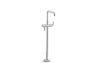 One Freestanding Bath Faucet, Armory Handle, Less Handshower
