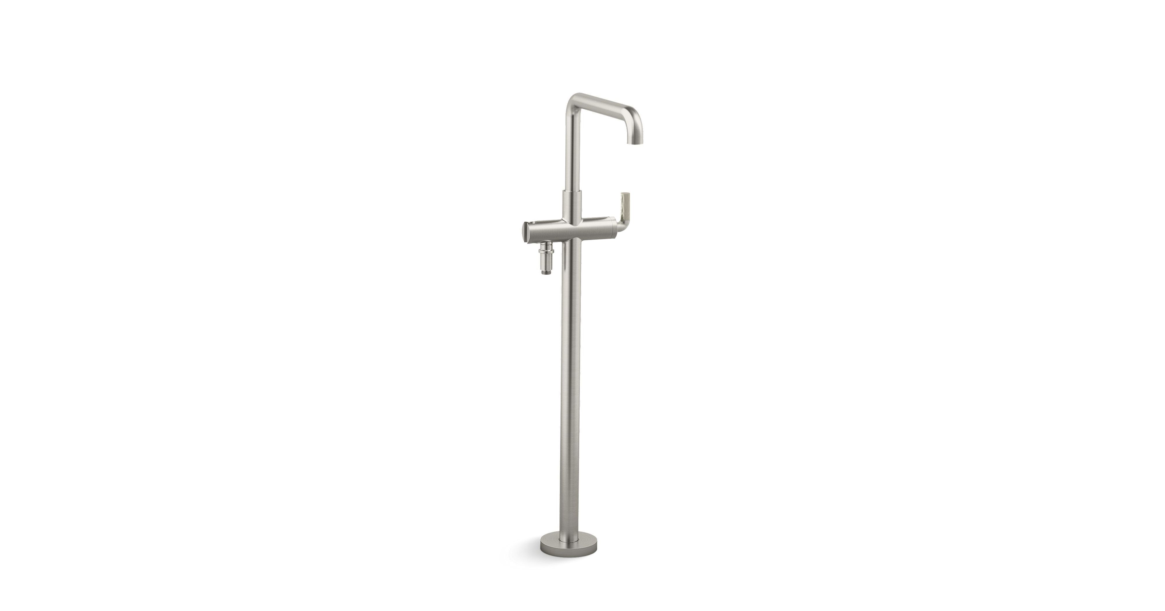 One™ — One Freestanding Bath Faucet, Armory Handle, Less Handshower