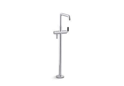 One Freestanding Bath Faucet, Armory Handle, Less Handshower