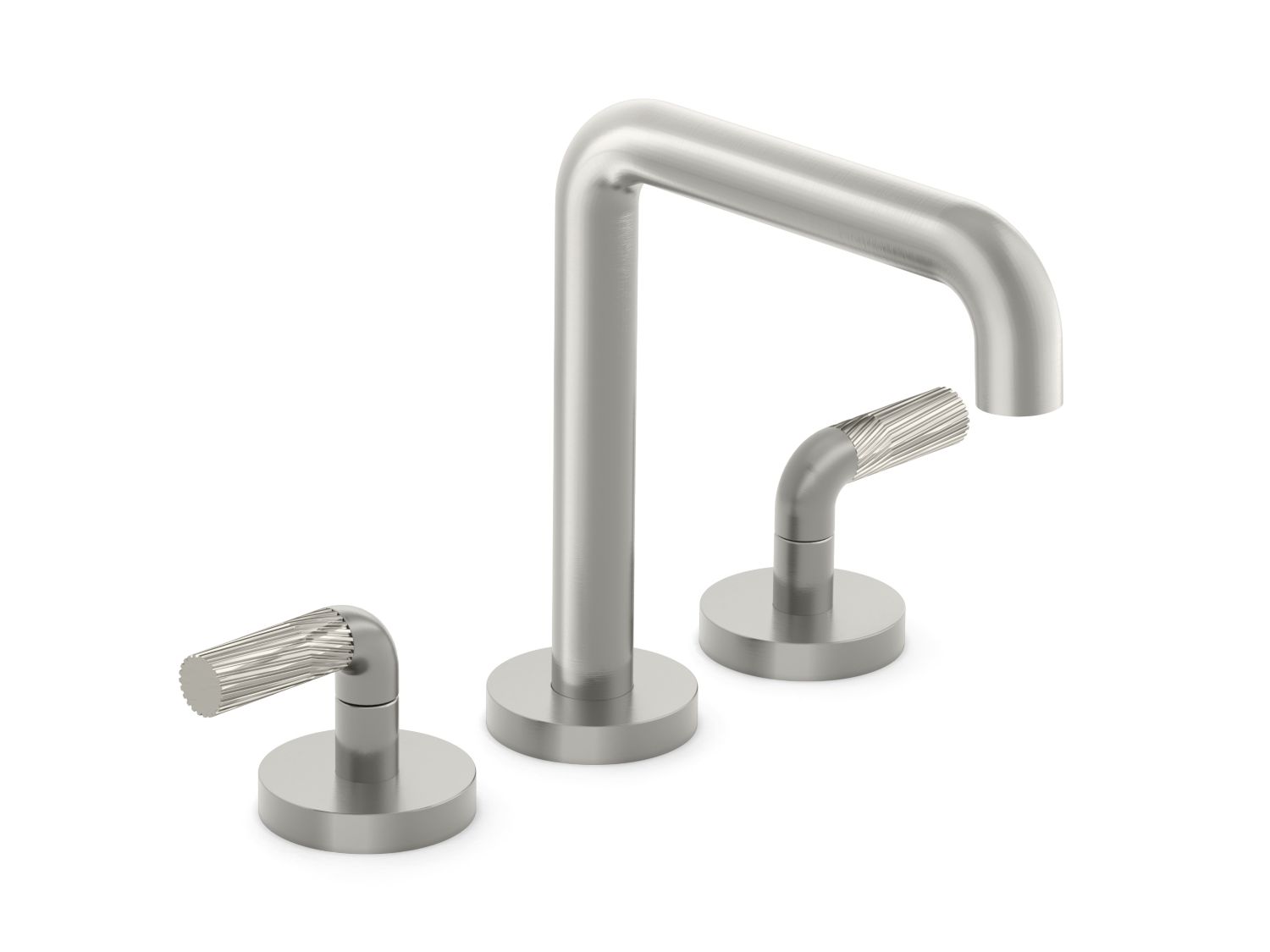 One DeckMount Bath Faucet, Tall Spout, Armory Handles P40882SN