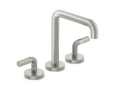 Deck-mount bath faucet, Armory handles