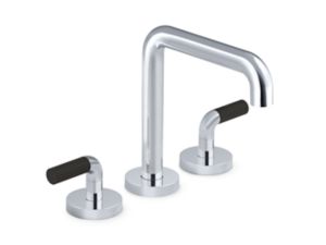 Deck-mount bath faucet, Armory handles