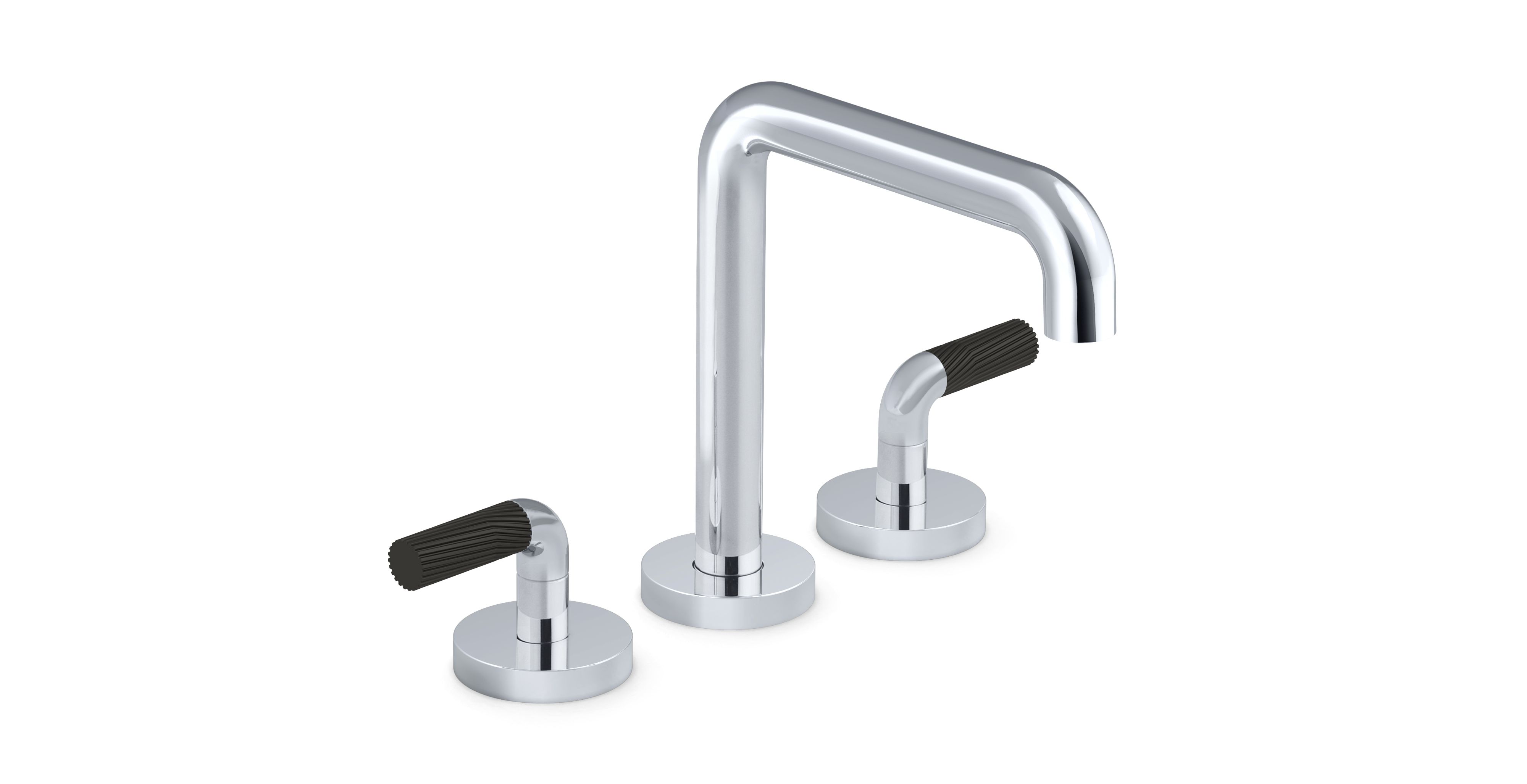 One™ — Deck-mount bath faucet, Armory handles #2