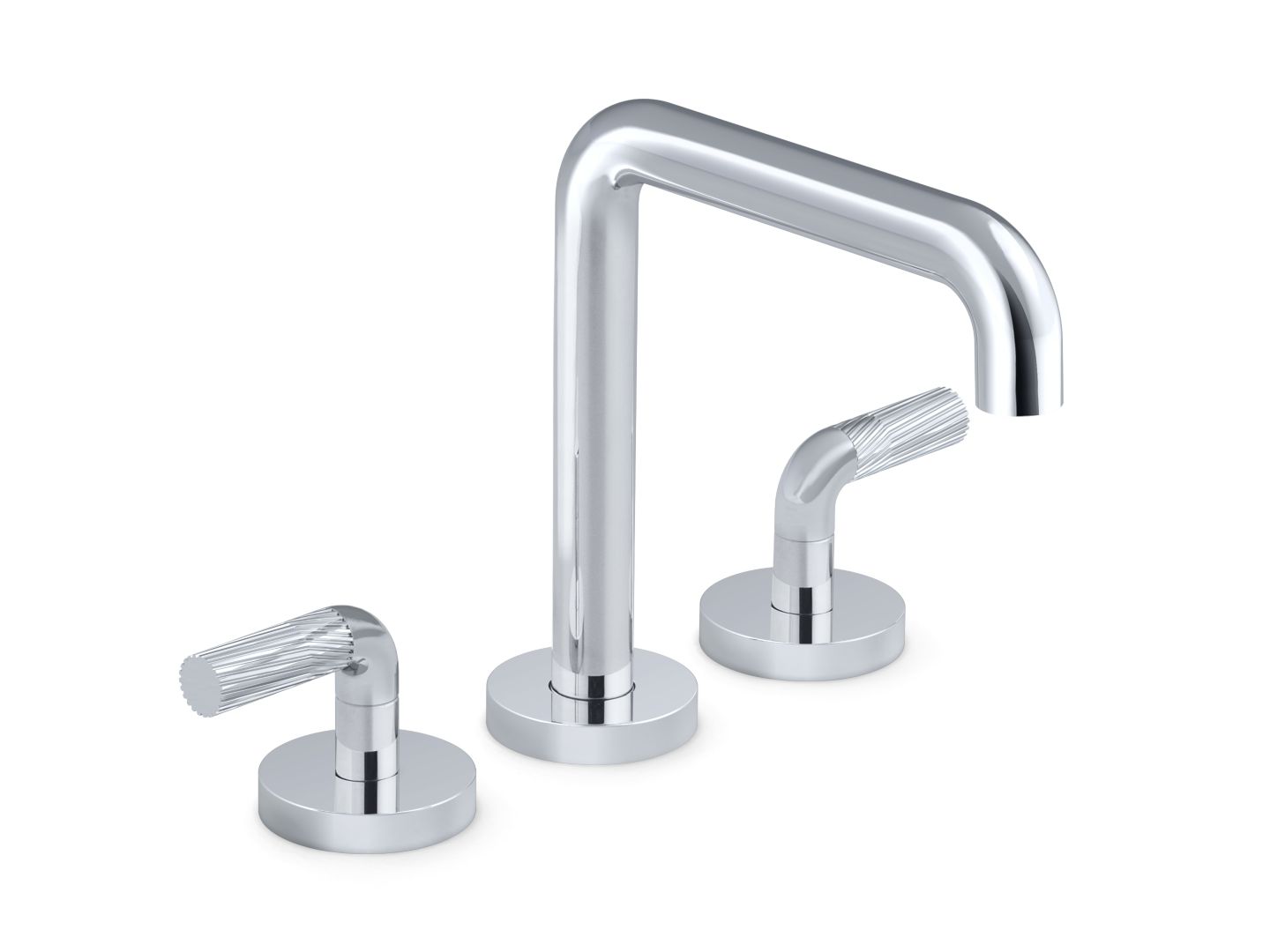 One Deck-Mount Bath Faucet, Armory handles