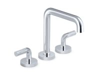 Deck-mount bath faucet, Armory handles 1