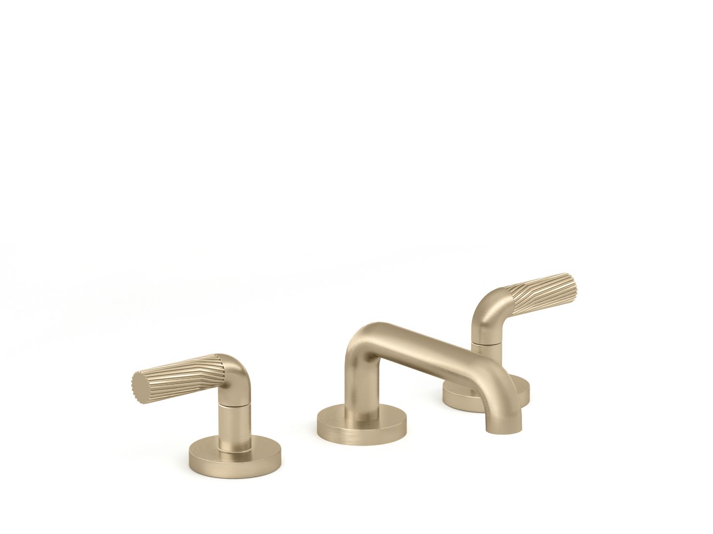 One Sink Faucet, Low Spout, Armory Decorative Handles