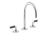 Sink Faucet, Gooseneck Spout, Armory Decorative Handles 0