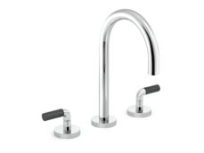 One™ Sink faucet, gooseneck spout, Armory decorative handles