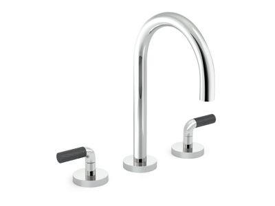 Sink Faucet, Gooseneck Spout, Armory Decorative Handles