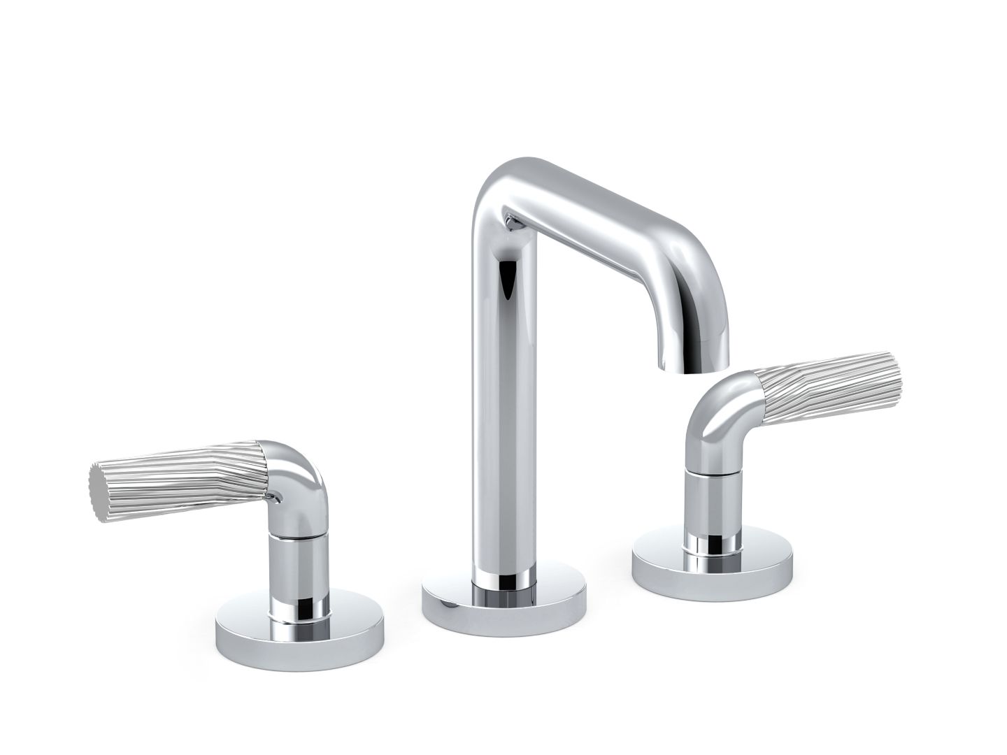 One Sink Faucet, Tall Spout, Armory Decorative Handles