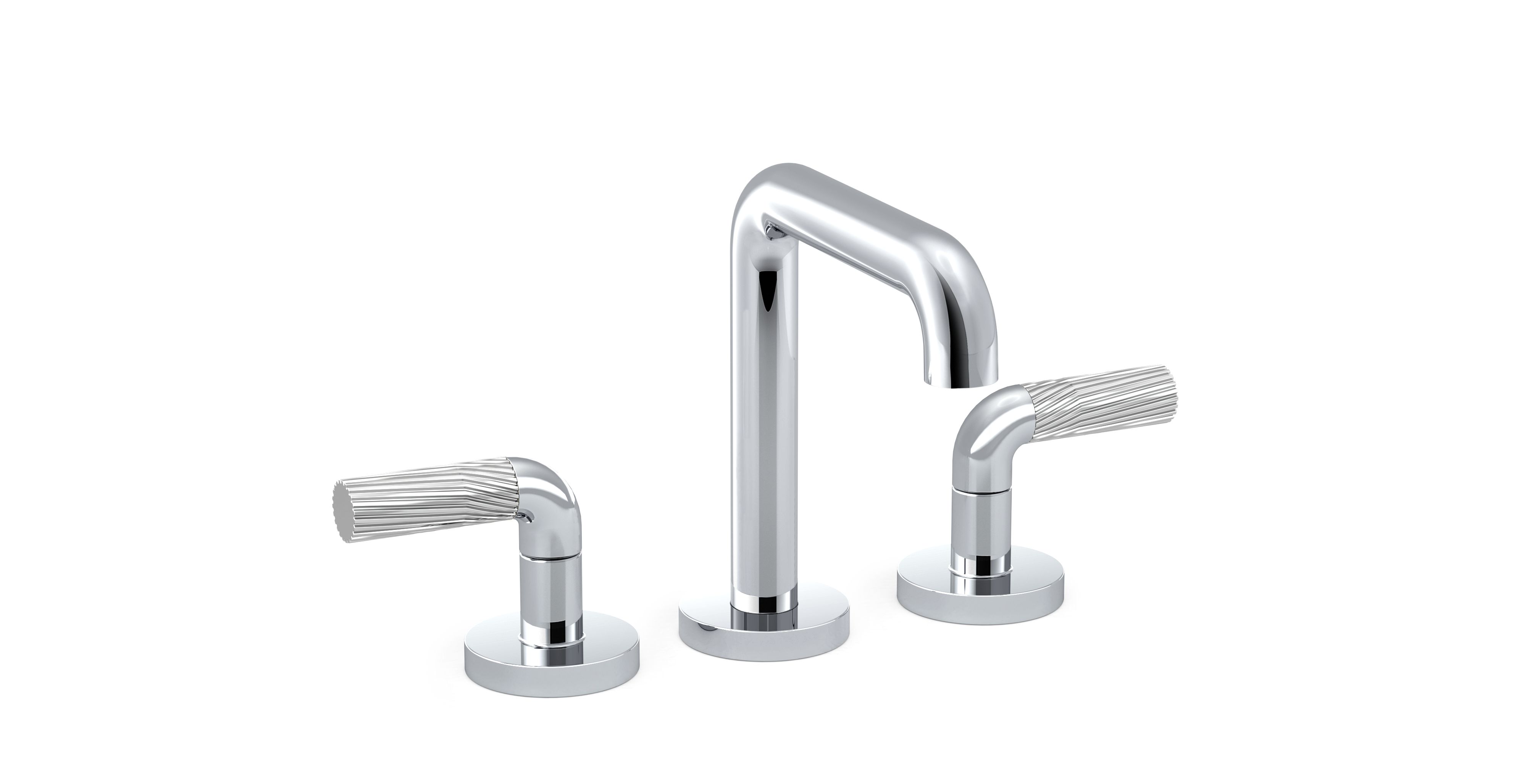 One™ — Sink faucet, tall spout, Armory decorative handles