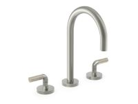 Sink faucet, gooseneck spout, Armory decorative handles 0