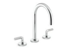 One™ Sink faucet, gooseneck spout, Armory decorative handles