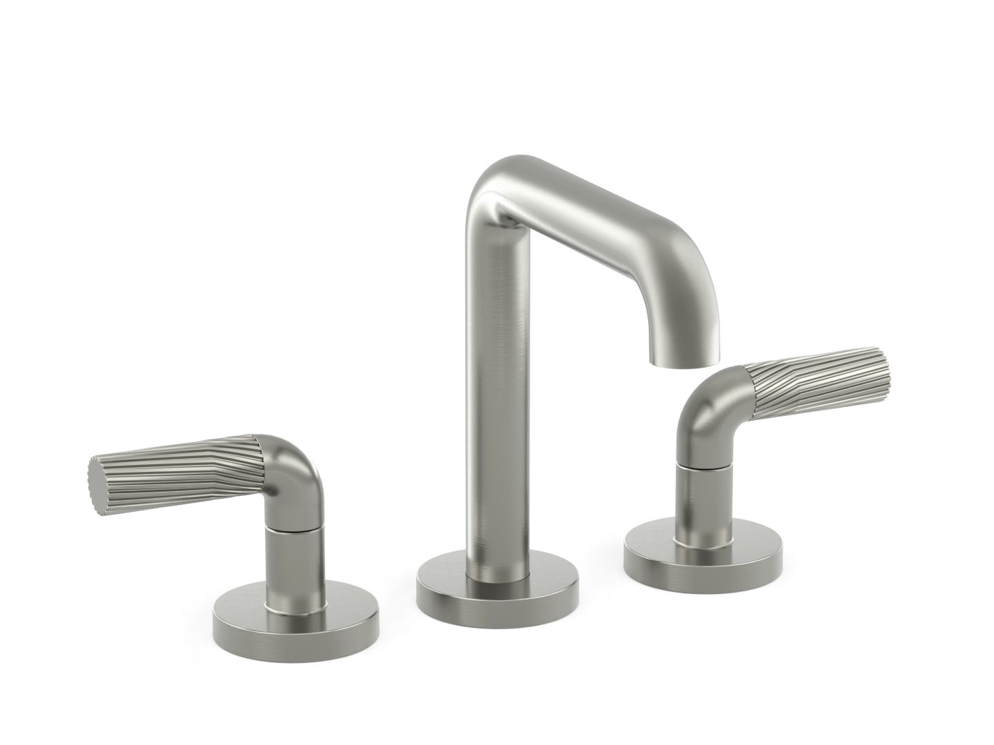 One Sink Faucet, Tall Spout, Armory Decorative Handles