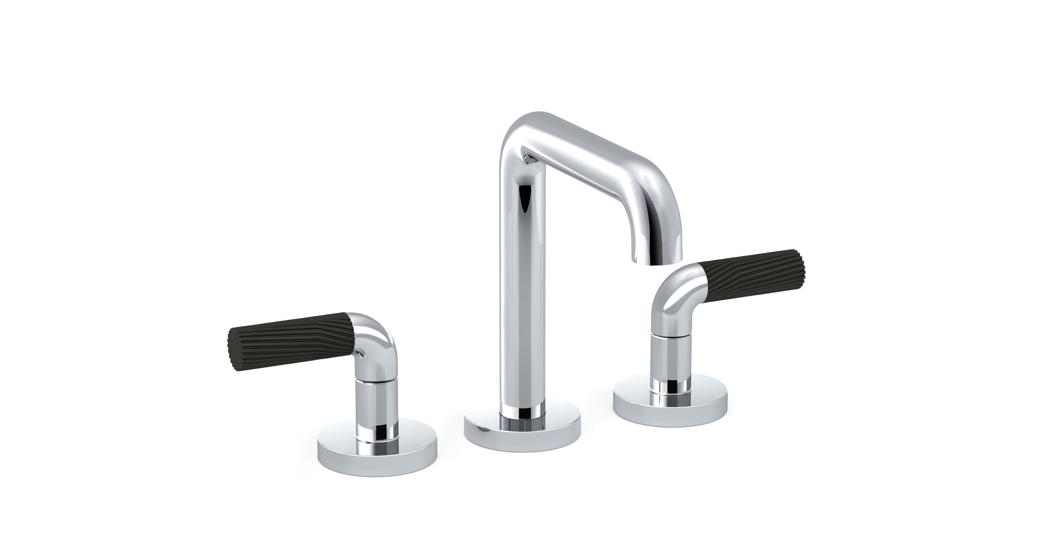 One™ — Sink faucet, tall spout, Armory decorative handles #3