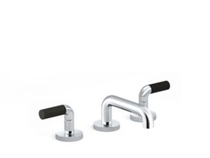 Sink faucet, low spout, Armory decorative handles