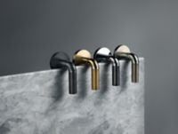 Sink faucet, gooseneck spout, Armory decorative handles 4