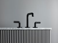 Sink faucet, tall spout, Armory decorative handles 4