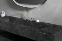 Sink faucet, gooseneck spout, Armory decorative handles 3