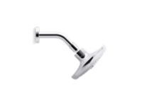 Round Contemporary Showerhead with Arm 3