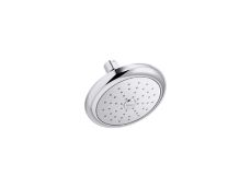 Round Contemporary Showerhead with Arm