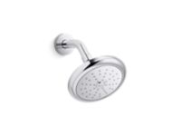 Round Contemporary Showerhead with Arm 0